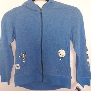 Kids skeleton zip up hoodie, Small, New with Tags
